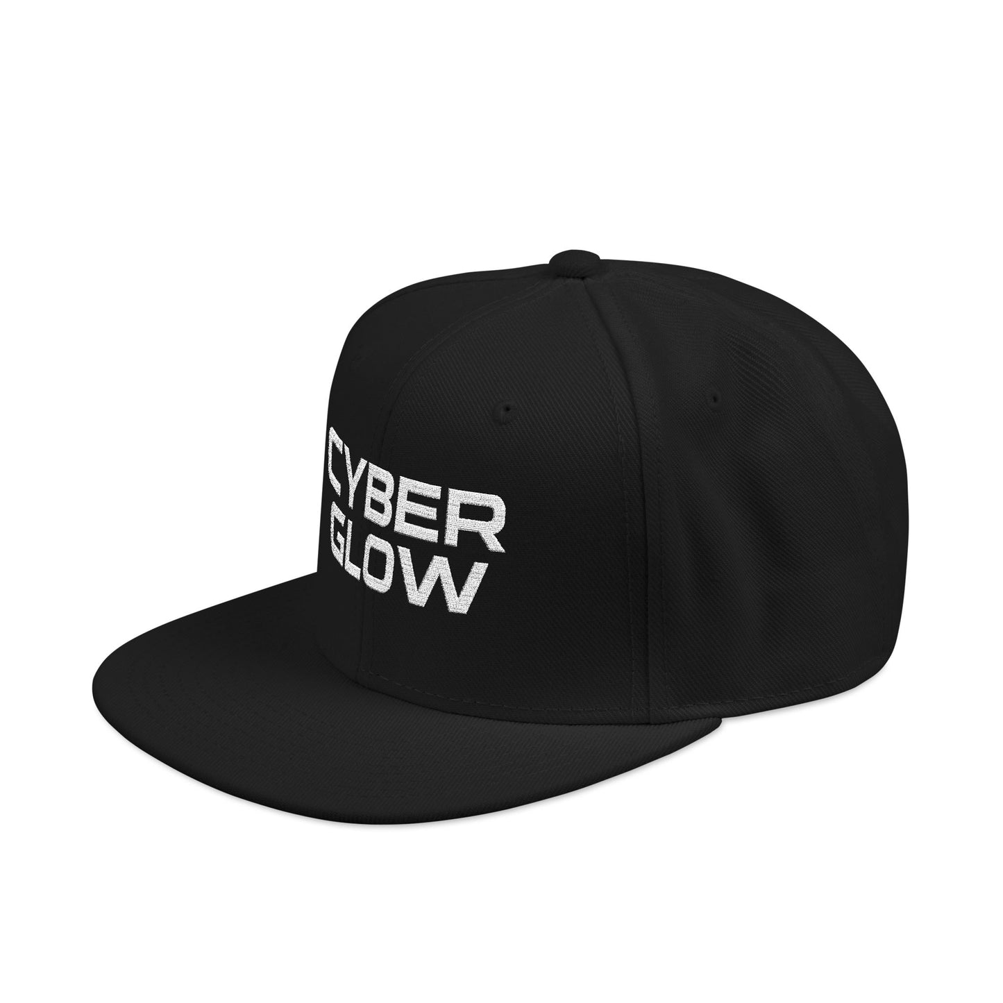 Snapback Hat — 'Cyber Glow' Embroidered Streetwear Cap