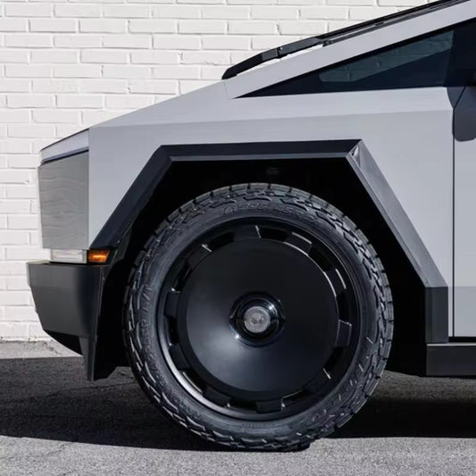 CyberGlow StealthDisc 24 Recon A/T Wheel & Tire Package for Tesla Cybertruck (Set of 4)